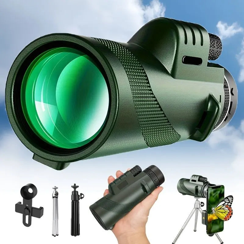 HD Monocular Telescope with Phone Holder and Tripod - Image 6