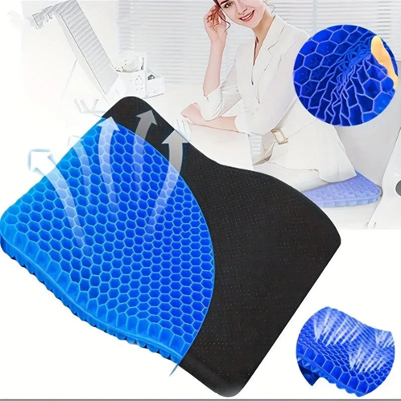 Ultra-Comfort Gel Seat Cushion for Office & Car - Image 3