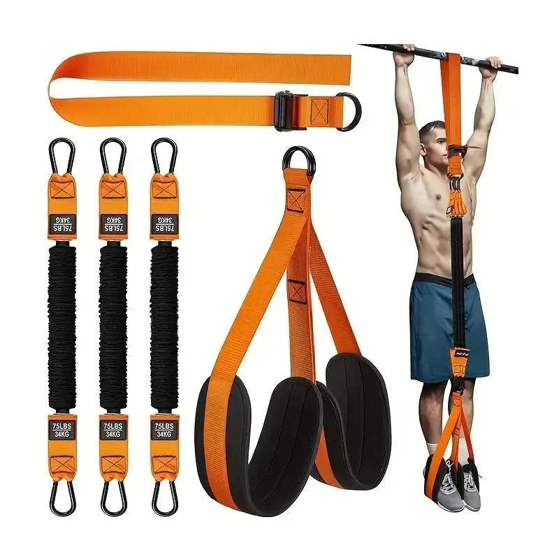 Adjustable Pull-Up Assist Belt with Resistance Band - Image 2