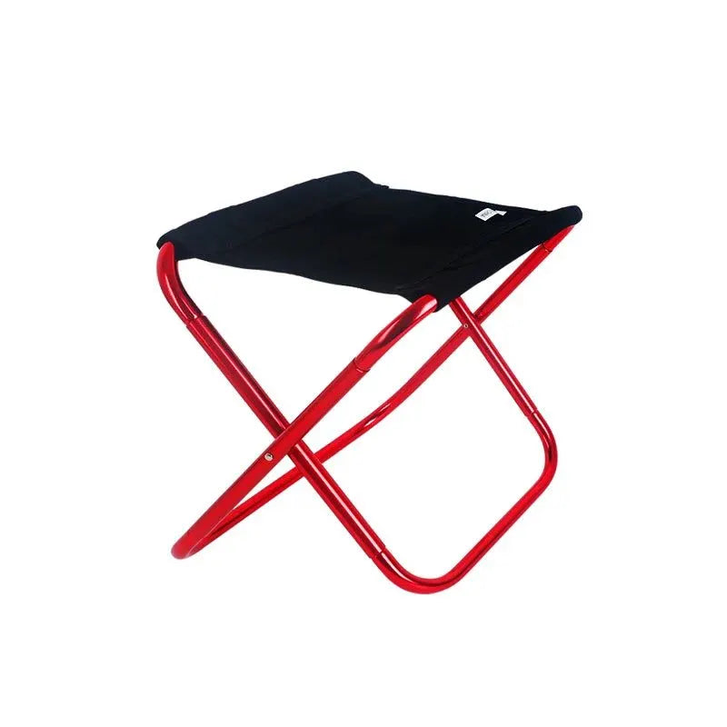 Camping Folding Camping Stool Red - Image 2