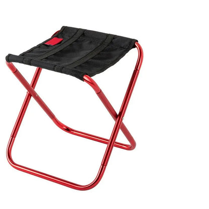 Camping Folding Camping Stool Red - Image 3