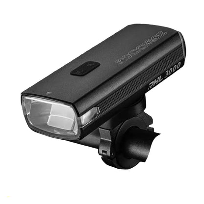 3000 Lumen Rechargeable Bike Light Black - Image 2