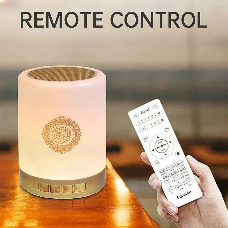 Night Light Bluetooth Quran Speaker White - Image 6