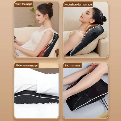 Electric Cervical Pillow Massager Black - Image 6