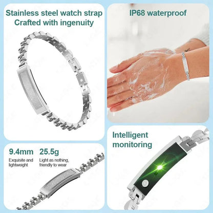 No-Screen Smart Watch Silver - Image 5