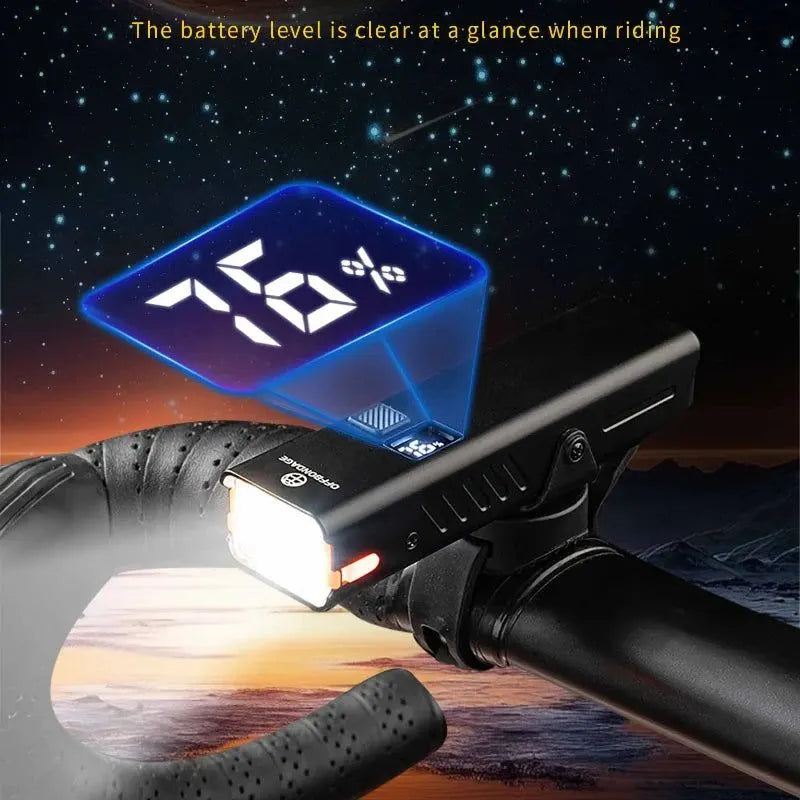 Rechargeable Mini Bicycle Headlight Black - Image 2