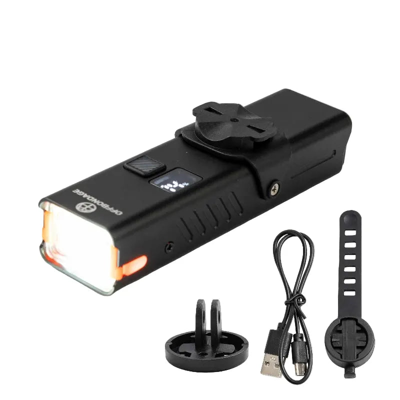 Rechargeable Mini Bicycle Headlight Black - Image 4