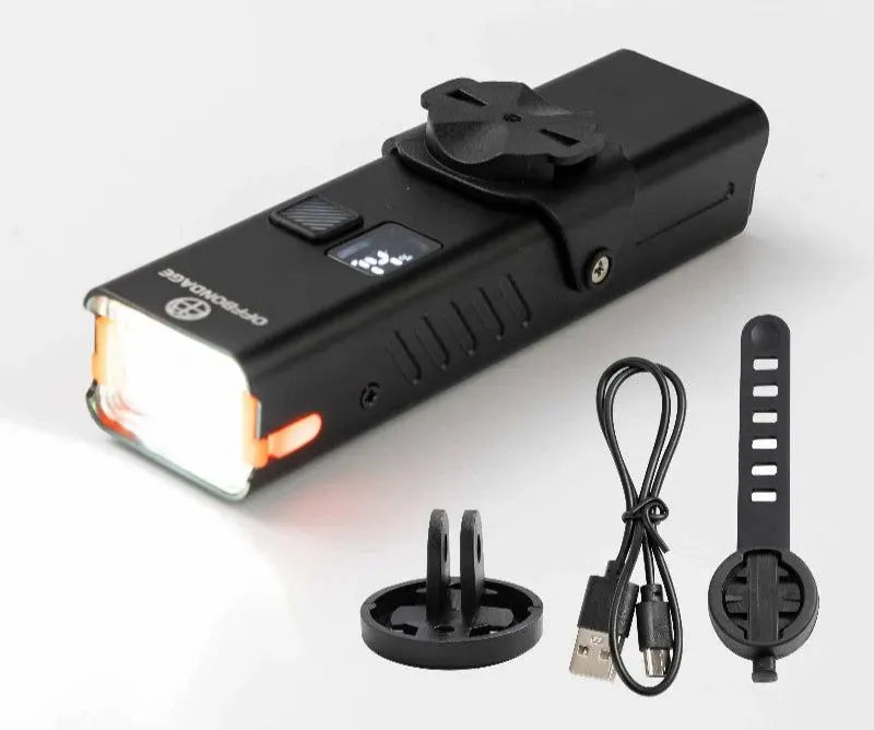 Rechargeable Mini Bicycle Headlight Black - Image 5
