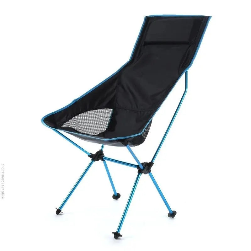 Ultra-Light Folding Camping Chair Blue