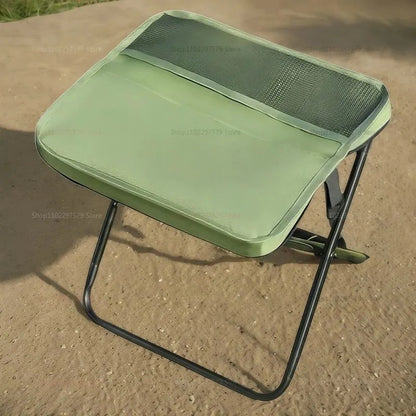 Portable Folding Backpack Stool Green - Image 5