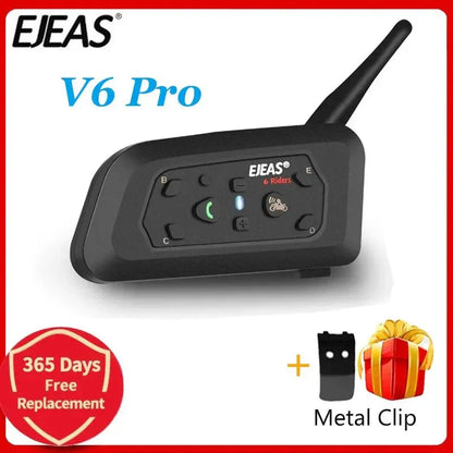1200M Bluetooth Motorcycle Helmet Intercom Headset - Image 5