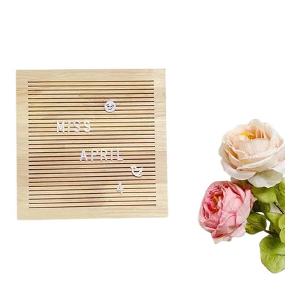 Natural Wood Letter Board