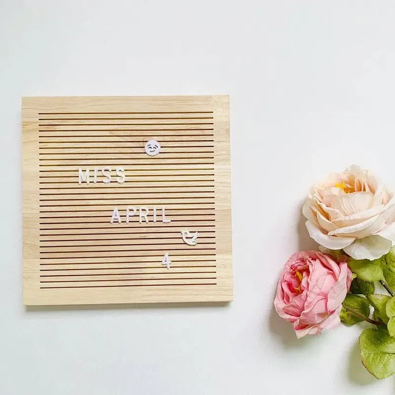 Natural Wood Letter Board - Image 2