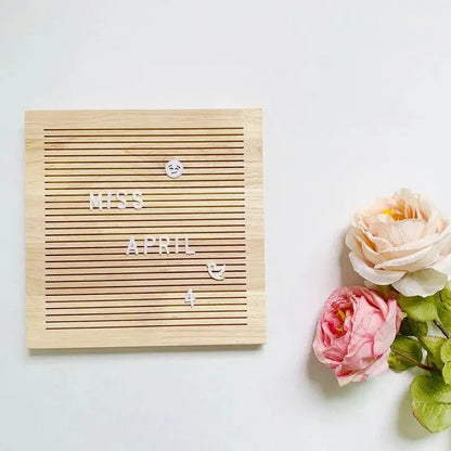 Natural Wood Letter Board - Image 2