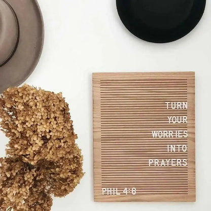 Natural Wood Letter Board - Image 3