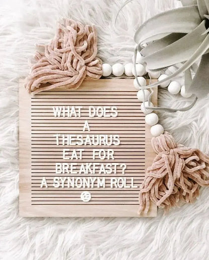Natural Wood Letter Board - Image 4