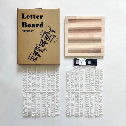 Natural Wood Letter Board - Image 7