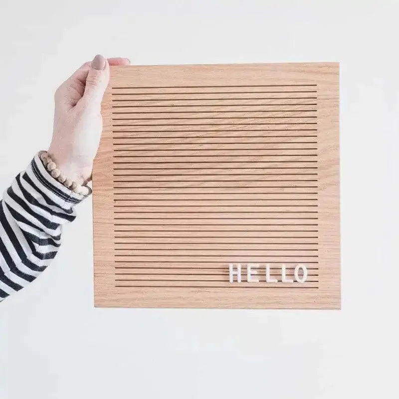 Natural Wood Letter Board - Image 8