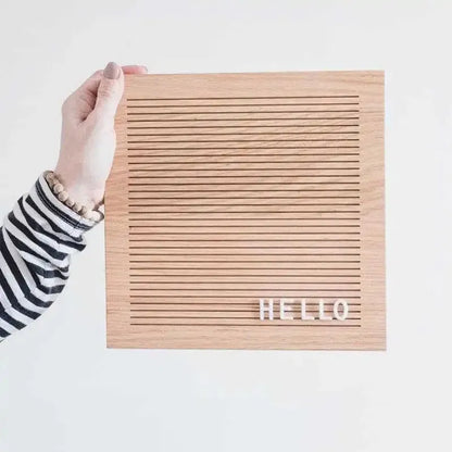 Natural Wood Letter Board - Image 8