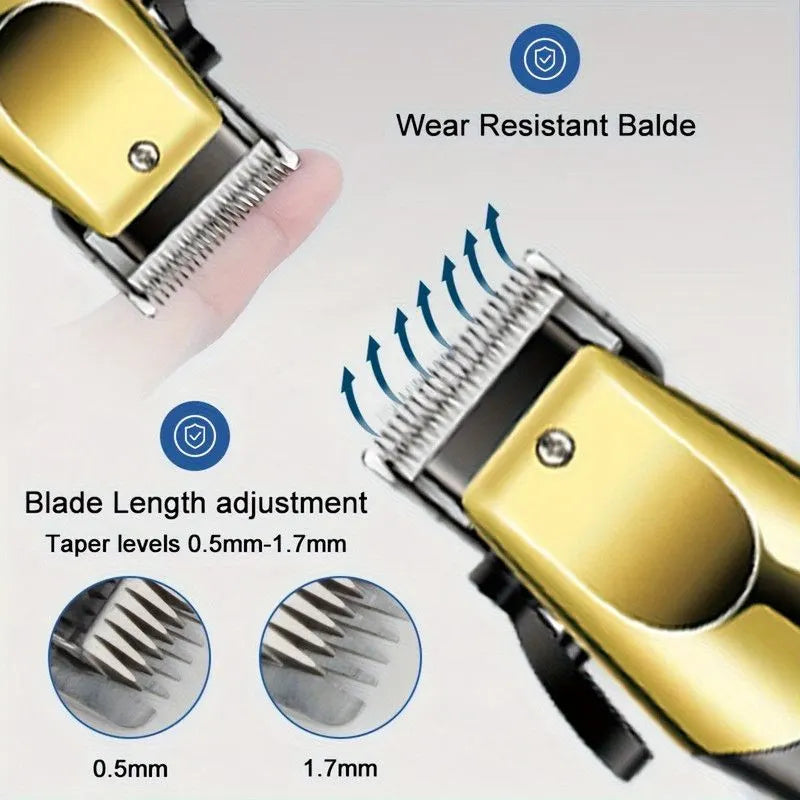 3pcs Men's Electric Hair Clippers Kit - Image 4
