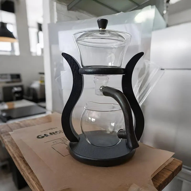 Lazy Kung Fu Glass Teapot Set with Infuser - Image 3