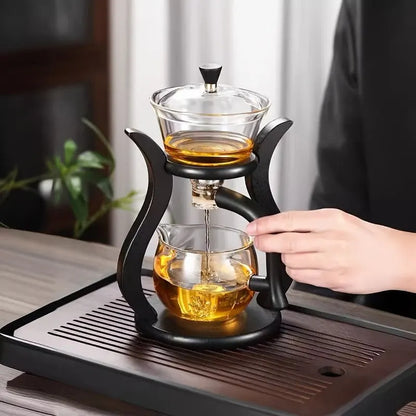 Lazy Kung Fu Glass Teapot Set with Infuser - Image 4