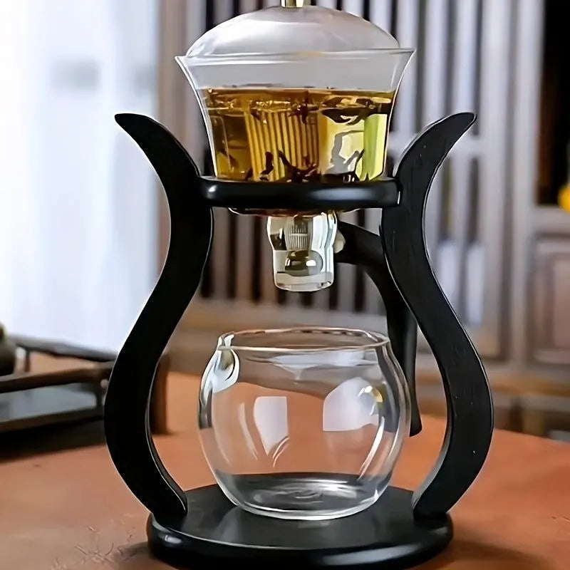 Lazy Kung Fu Glass Teapot Set with Infuser - Image 5