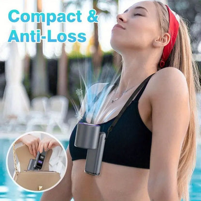 Portable Handheld Turbo Fan with Cooling Tech