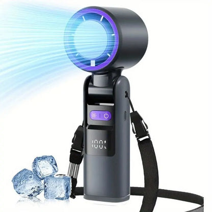 Portable Handheld Turbo Fan with Cooling Tech - Image 2