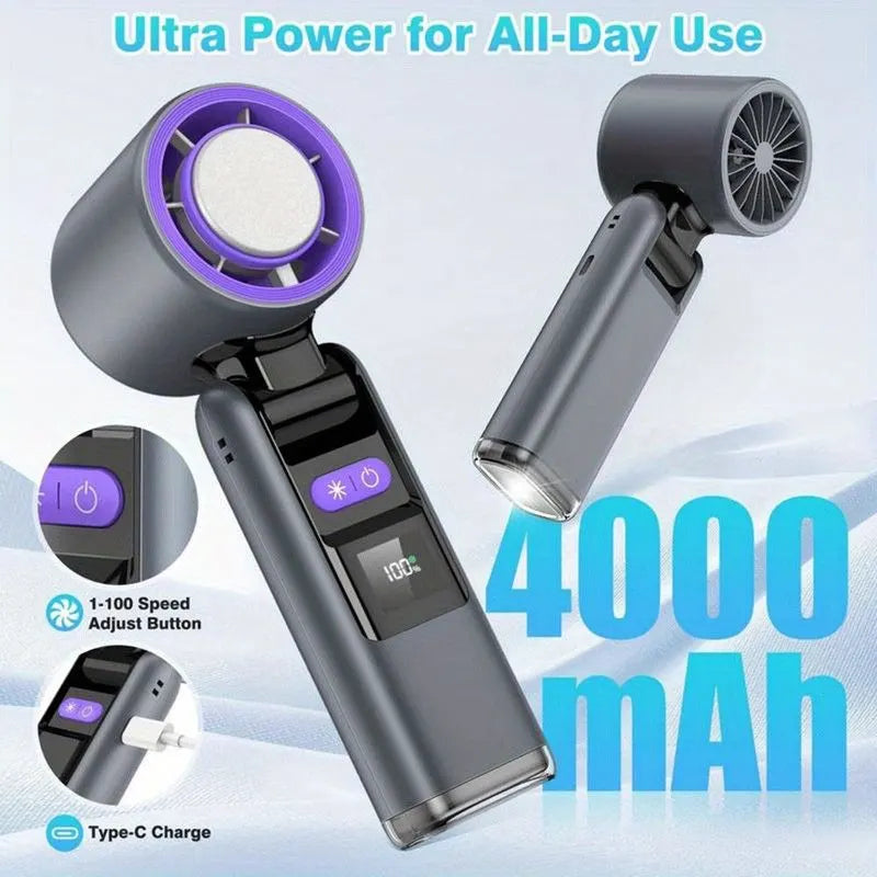 Portable Handheld Turbo Fan with Cooling Tech - Image 4
