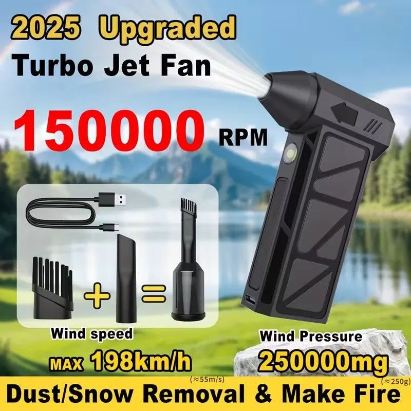 High-Speed Turbo Fan Portable Car Blower - Image 6