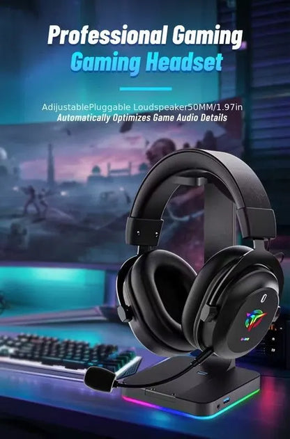 3-in-1 Gaming Headphones Wireless Wired Headset - Image 4