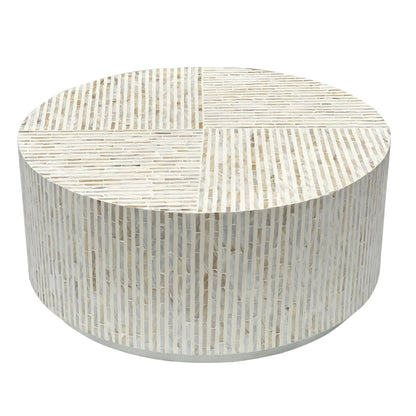 PURIST MOTHER OF PEARL HAND MADE COFFEE TABLE - Image 3