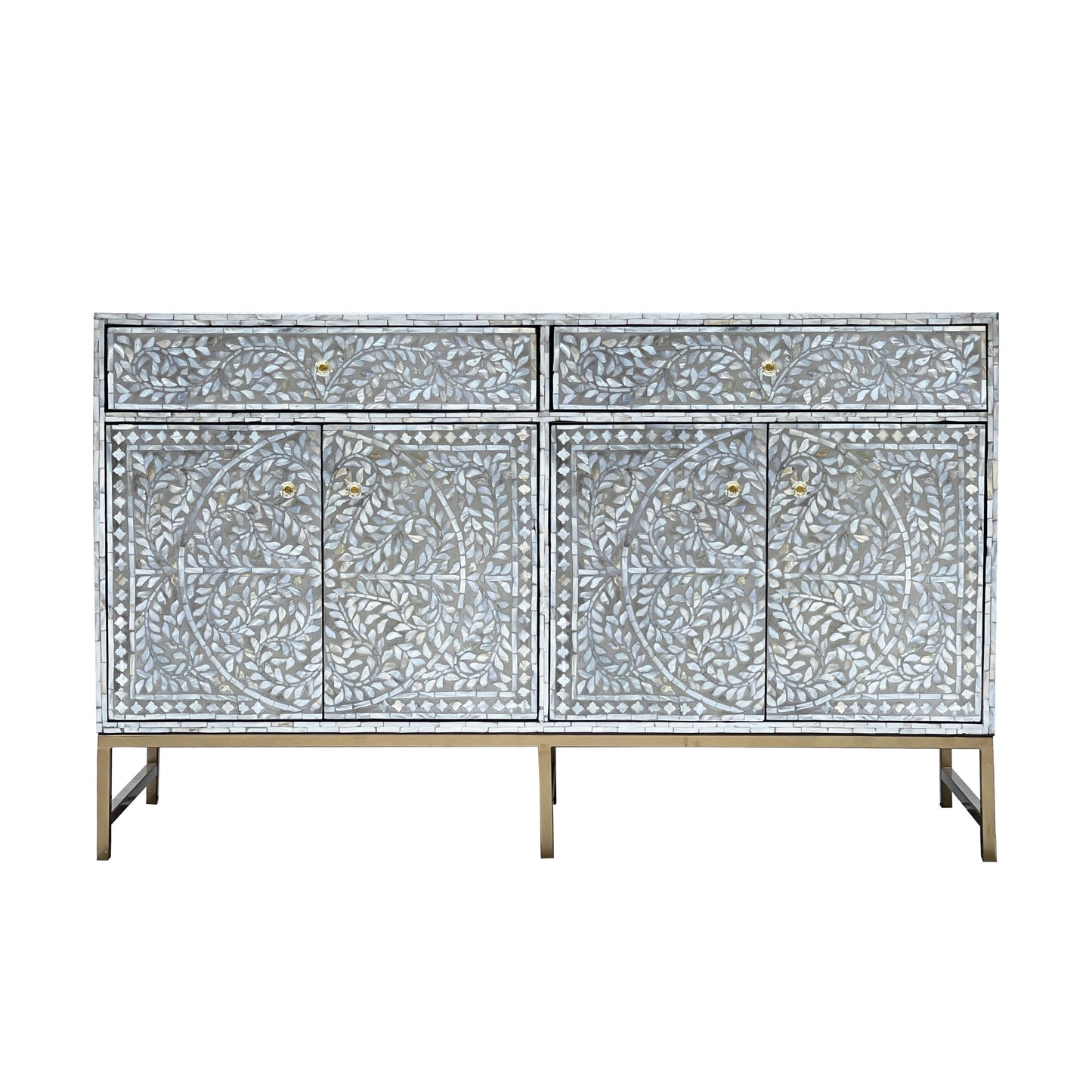 MOTHER OF PEARL HAND MADE SWISH SIDEBOARD - Image 3