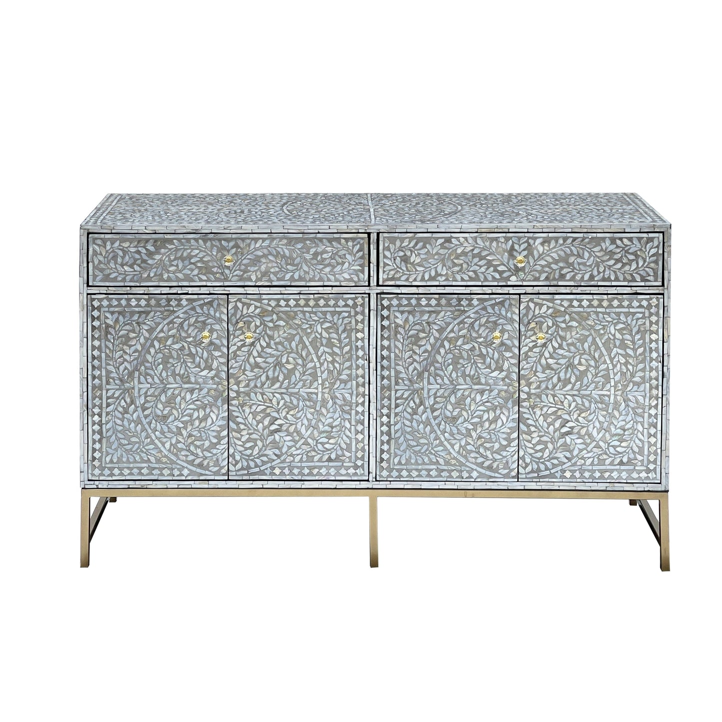 MOTHER OF PEARL HAND MADE SWISH SIDEBOARD - Image 4