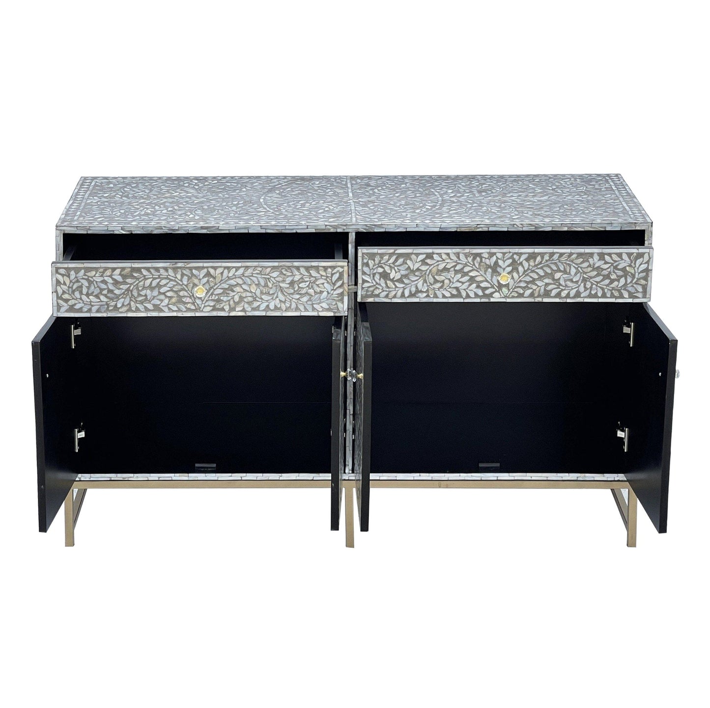 MOTHER OF PEARL HAND MADE SWISH SIDEBOARD - Image 7