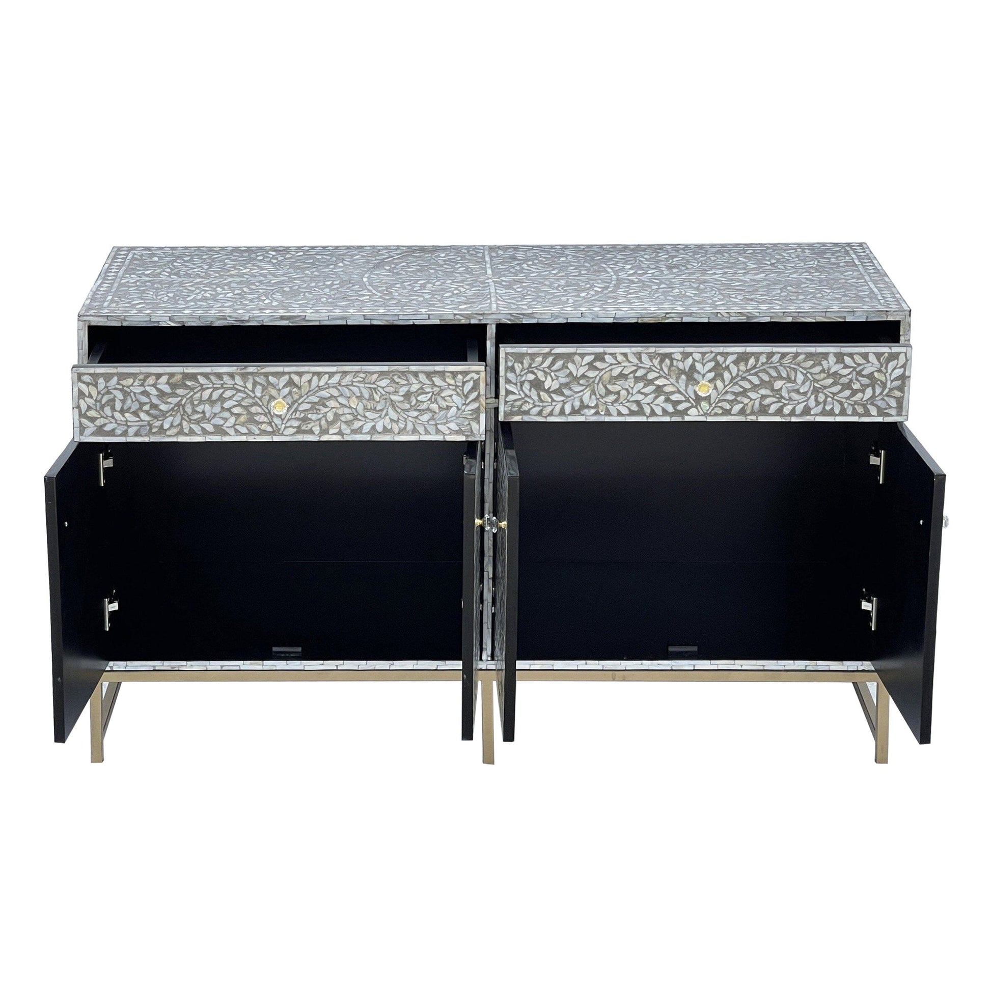 MOTHER OF PEARL HAND MADE SWISH SIDEBOARD - Image 7