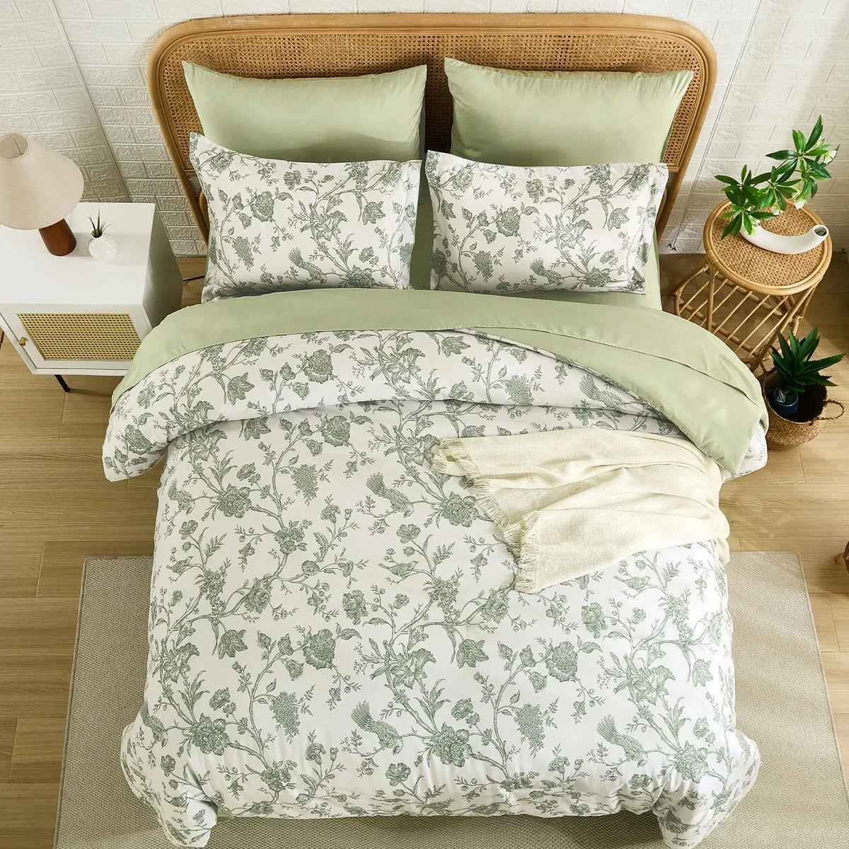 Sage Willow Garden 3 Piece Comforter Set