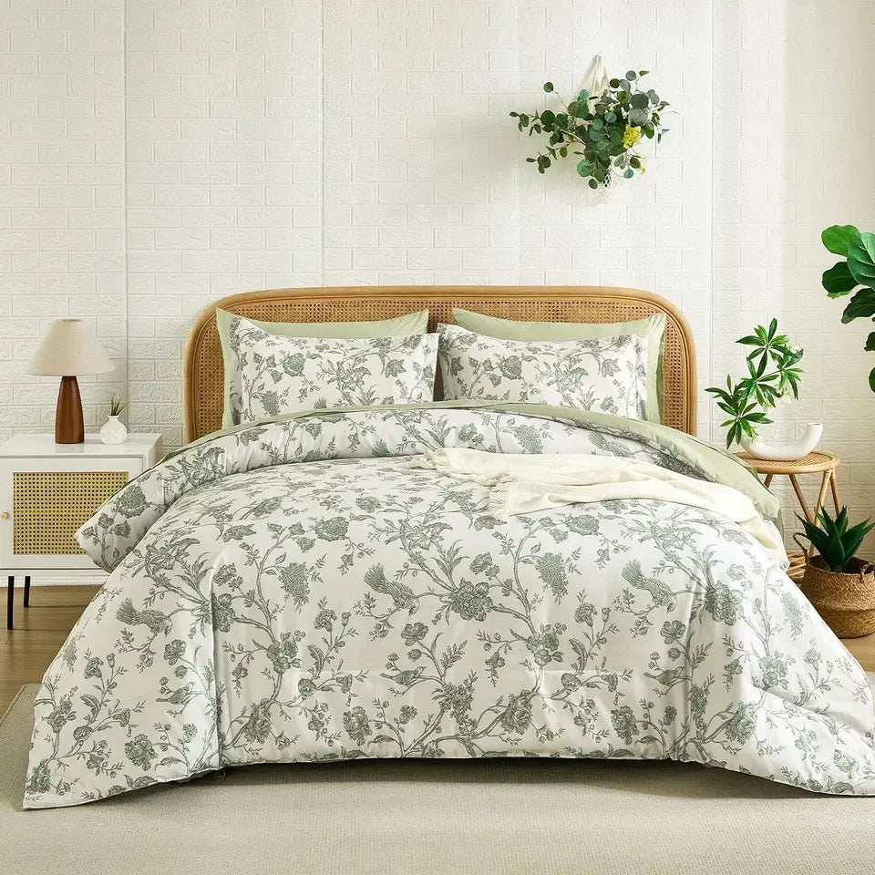 Sage Willow Garden 3 Piece Comforter Set - Image 4
