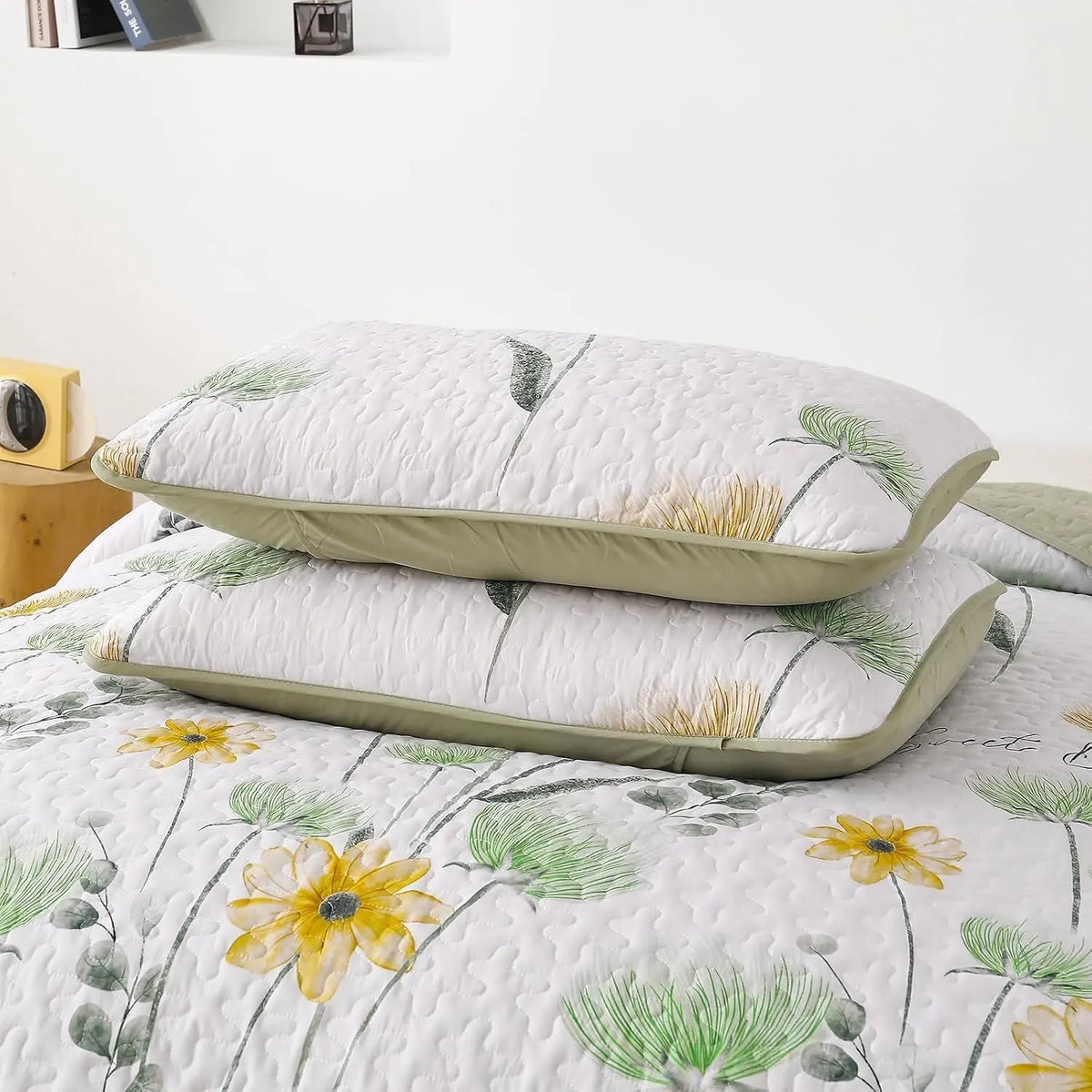 Elegant Floral Majesty Bedspread Coverlet 3 Piece Set - Image 7