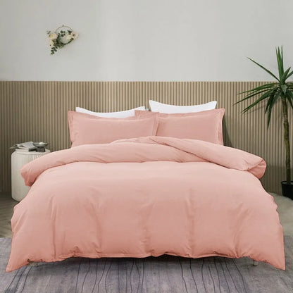 100% Cotton Bloom Bordeaux Willow Quilt / Doona / Duvet Cover set