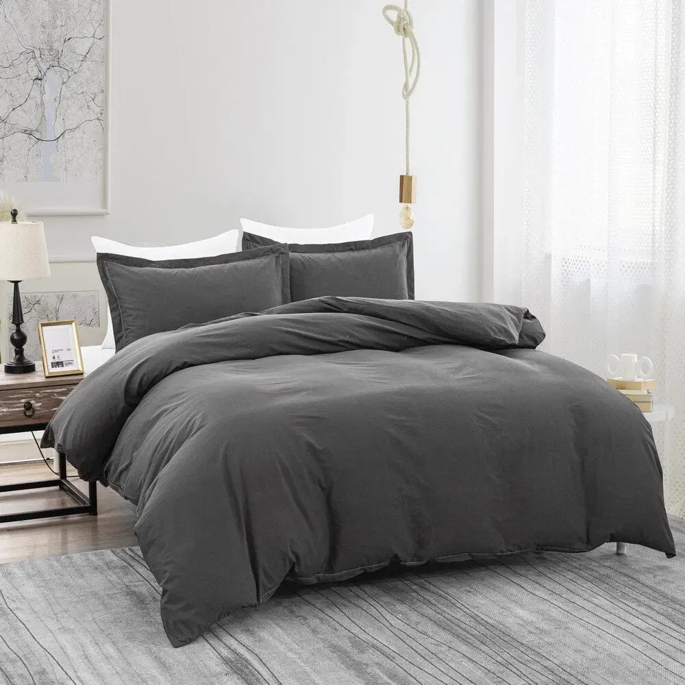 100% Cotton Maison Odessa Botanical Quilt / Doona / Duvet Cover set - Image 2