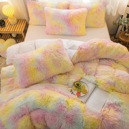 Colorful Plush Seville Eden Quilt / Doona / Duvet Cover set - Image 2