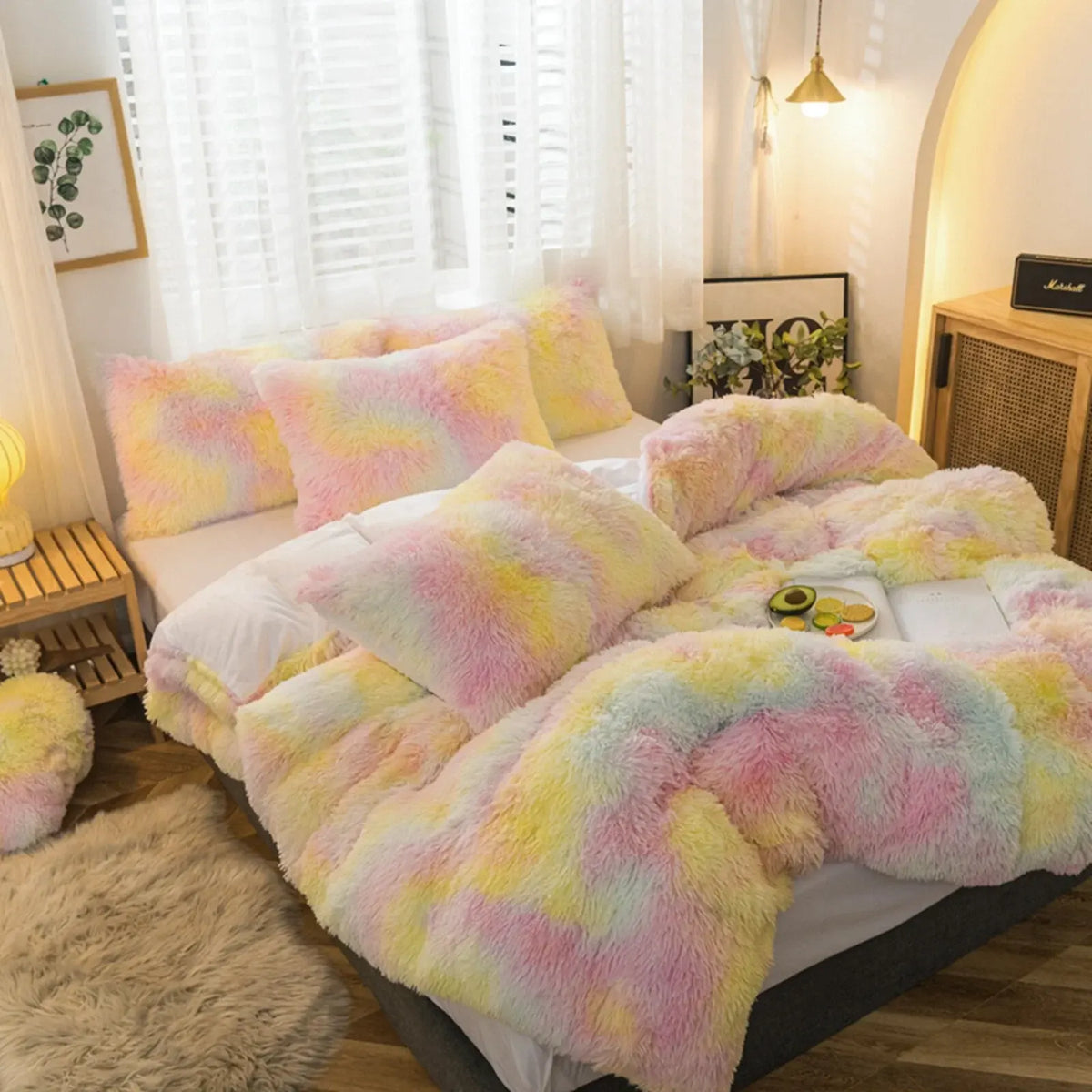 Colorful Plush Seville Eden Quilt / Doona / Duvet Cover set - Image 3