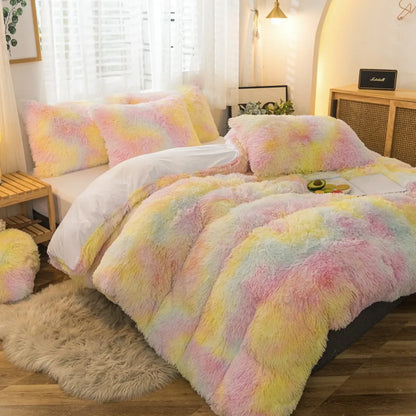 Colorful Plush Seville Eden Quilt / Doona / Duvet Cover set - Image 4