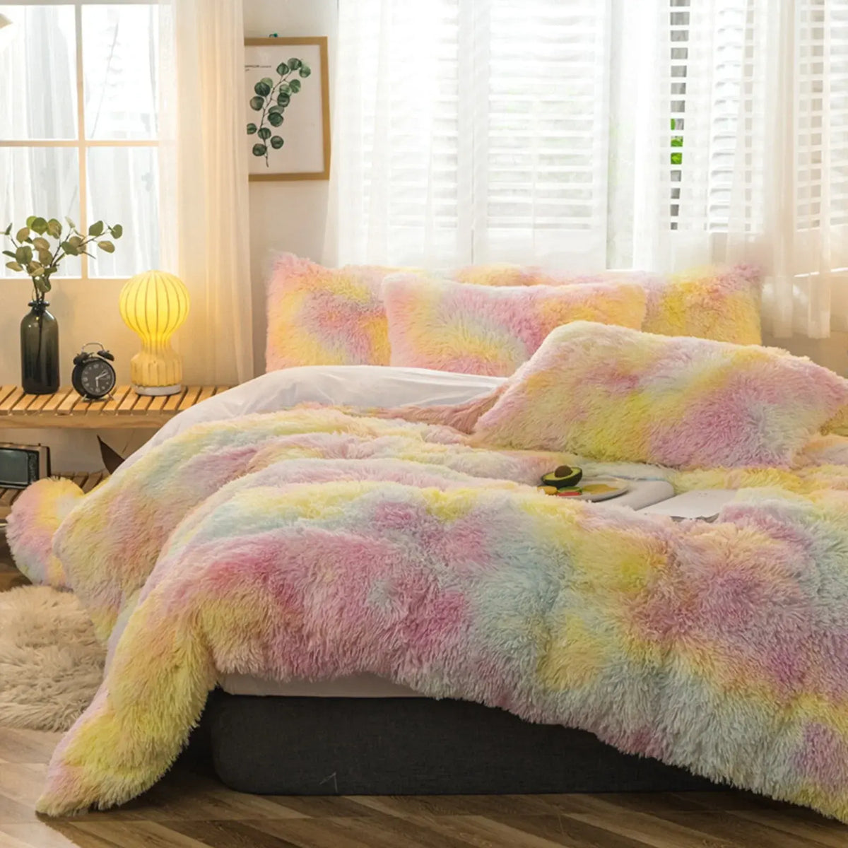 Colorful Plush Seville Eden Quilt / Doona / Duvet Cover set - Image 5