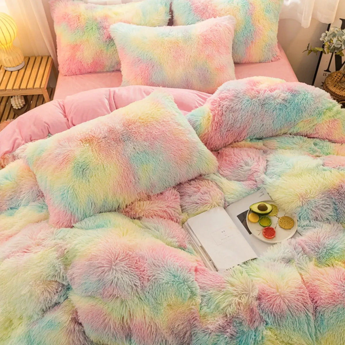 Colorful Plush Madeira Marigold Quilt / Doona / Duvet Cover set - Image 3