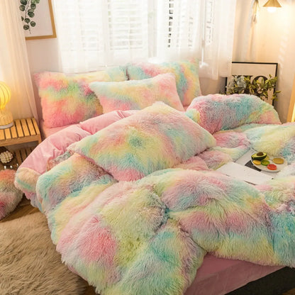 Colorful Plush Madeira Marigold Quilt / Doona / Duvet Cover set - Image 5