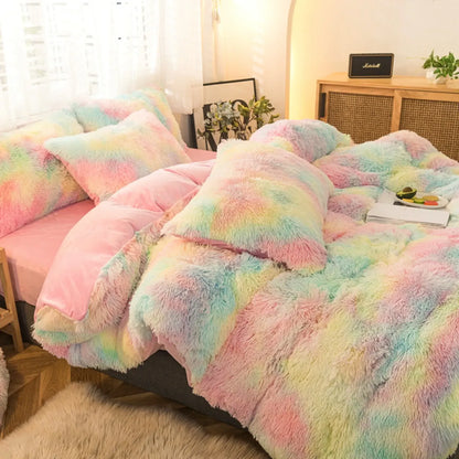 Colorful Plush Madeira Marigold Quilt / Doona / Duvet Cover set - Image 4