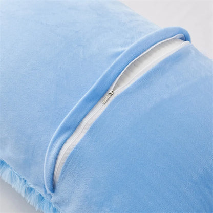 Blue Plush Riviera Gallery Quilt / Doona / Duvet Cover set - Image 3